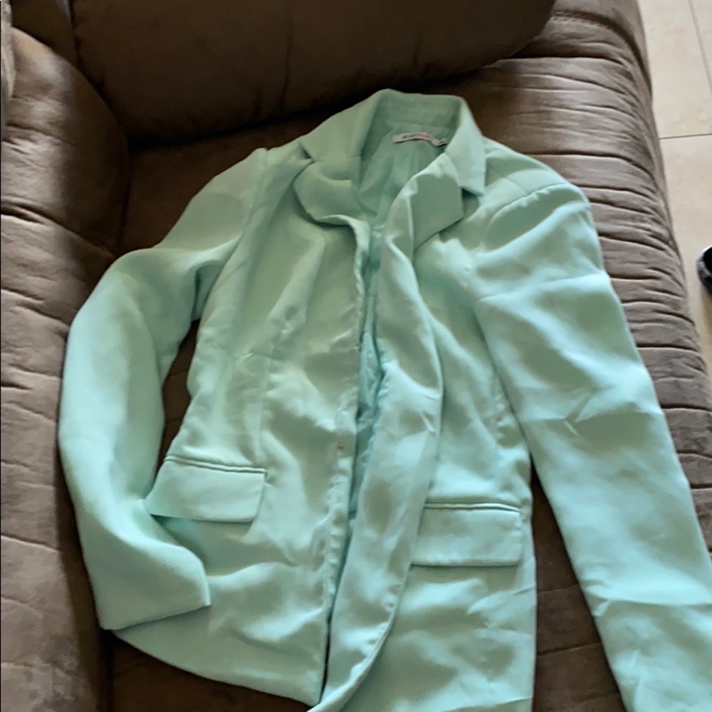 Mint blazer